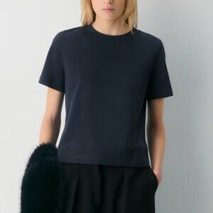 Aritzia Babaton Function T-Shirt, Navy, Sz Small
